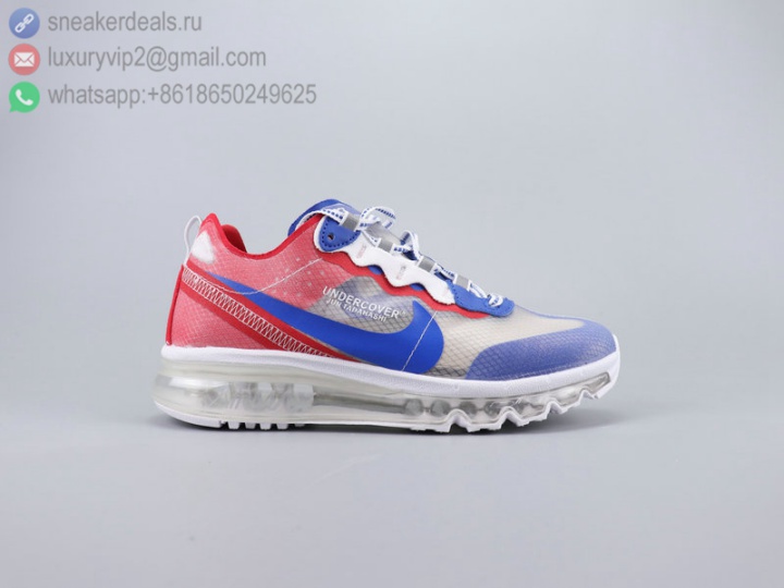 UNDERCOVER X NIKE REACT ELEMENT 87 BLUE RED CLEAR AIRMAX MEN RUNNING SHOES